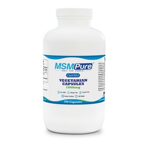 엠에스엠퓨어 MSM 1000mg 베지테리안 캡슐 글루텐 프리