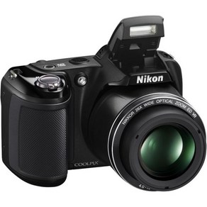 Nikon Coolpix L330 Compact Digital Camera - Black (20.2MP 26x Optical Zoom) 3.0 inch LCD