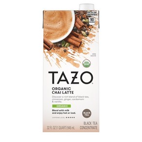 Tazo 차이 라떼 블랙 티 946 ml