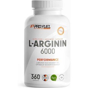 PROFUEL L아르기닌 6000mg 독일영양제 360캡슐, 1개