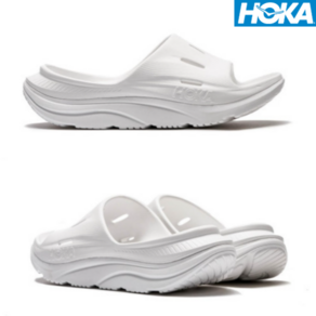 [HOKA] 호카오네오네 ORA 리커버리 슬라이드 3 화이트 MH812701 + 파우치