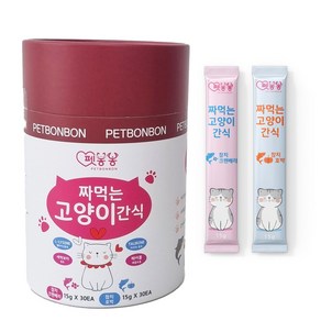 펫봉봉 짜먹는고양이간식 고양이스틱 대용량60p