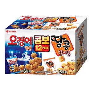 오리온 오징어땅콩강정 콤보팩 12봉 990g, 1개