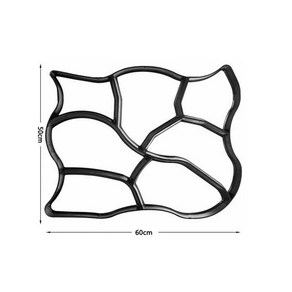 디딤석 틀 조경석 보도 블록 금형 만들기 셀프 시공, Y형 36x36x4cm, D모델 36x36x4cm