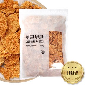 양면으로 구운 가마솥 맛 누룽지 국내산 대용량, 1개, 900g