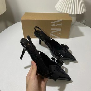 자라 ZARA 하이힐 단화 MULL 뮐러 슈즈 직장 7cm