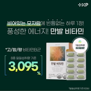 [W.V.P]몸 전체 피로함과 모발 영양에 도움을 줄 수 있는 한알 습관 영양제, 1개, 180정