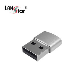 [LANSta] [AM-CF] USB-A 2.0 to Type-C M/F 변환젠더 [LS-UA2C], 1개