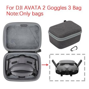 Avata 2 Avata 가방 2 용 컨트롤 핸드백 휴대용 3 3 DJI 여행 FPV 고글 보관 액세서리 DJI 숄더백, 3) Fo Goggles 3, 1개