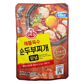 오뚜기 해물육수 순두부찌개양념(냉장), 1개, 115g