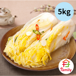 [훼미리푸드] 당일생산 국내산 시원한 백김치 5kg, 1개