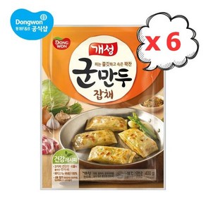 동원 개성 군만두잡채 600g 6봉, 1개