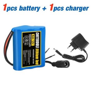 100 슈퍼 충전식 배터리 및 충전기 3S1P 보호 플레이트 12V 9.9Ah 배터리 팩 12V 9900mAh 18650 리튬 이온 DC 12.6V 신제품