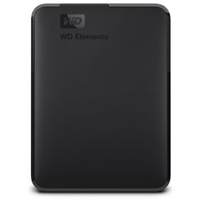 WD Elements Potable 휴대용 외장하드 4TB, 검은색