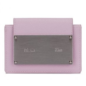 MATIN KIM 마뗑킴 ACCORDION WALLET IN LIGHT VIOLET