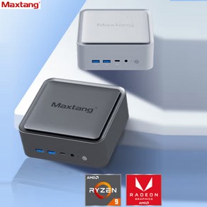 [CY] Maxtang NUC 미니 PC AMD R9-6900HX mini pc 듀얼하드디스크 2.5G포트 HDMI+DP+USB4 데스크톱 고성능 오피스 게임 linux시스템, 0GB, 0GB, 화이트