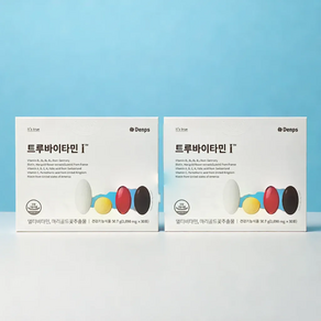 [최신리뉴얼] 덴프스 트루바이타민I 멀티비타민 루테인 30포, 2박스