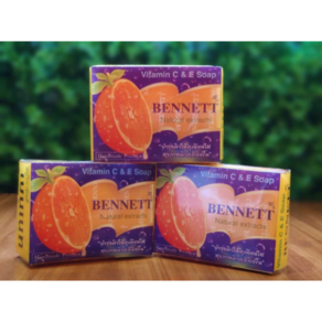 여드름 비누 / BENNETT (비타민 C & E Soap) 천연비누 130 g x 3개, 130g