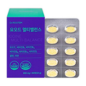 닥터루템 갑상선 요오드 아이오딘 멀티비타민 영양제 멀티밸런스, 1개, 60정