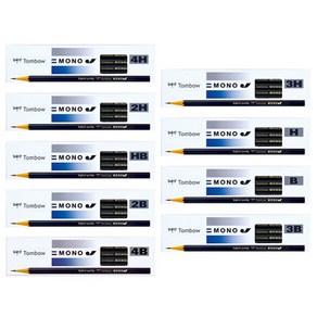 톰보 MONO J 소묘연필 1타 12자루 톰보우 모노제이 미술용 연필 4B 2B HB H 2H 3H 4H 3B B 화방용품