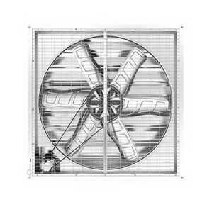 축사용 환풍기 산업용 차단막 휀 저소음 셔터형 공장 대형, 1. 업그레이드 증점 500형 220V, 1개