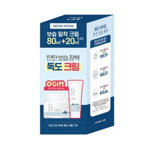 라운드랩 1025 독도 크림 80ml+20ml, 80ml, 1개