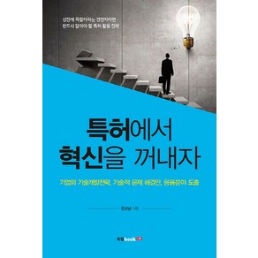 특허에서 혁신을 꺼내자:기업의 기술개발전략 기술적 문제 해결안 응용분야 도출, 북랩, 한규남