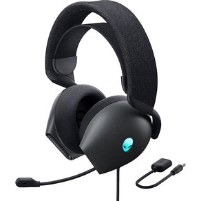 Alienwae AW920H 트리 모드 무선 게임 헤드셋 루나 라이트 165615, Alienwae Wied Gaming Headset, Dak Side of the Moon