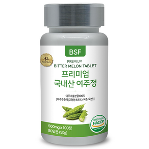 BSF 프리미엄 국내산 여주정 500mg x 100정