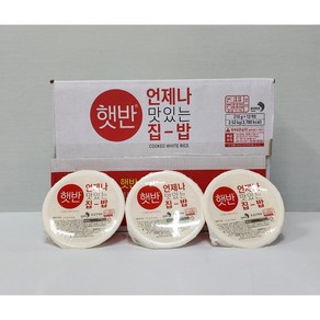 햇반 백미밥 210g, 208.88g, 12개