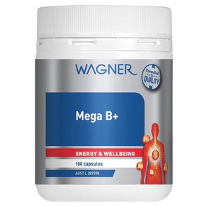 Wagne Mega B+ 100 Capsules, 1개, 100캡슐, 100정