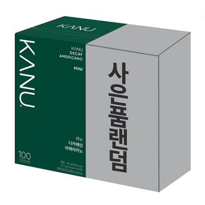 동서 맥심 카누 디카페인 미니 100T+사은품, 1개, 100개입