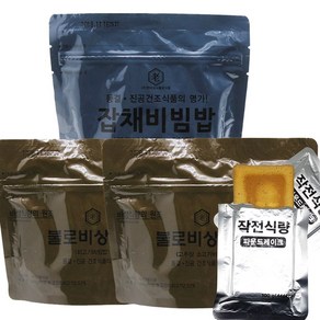 중대용량SET 비상식량 5종 [E-1] 고추장소고기밥(대용량)+URI제육비빔밥+라면애밥짬뽕+스프형소고기밥+파운드케익 SET, 185g, 1개