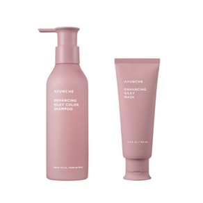 아윤채 인핸싱 실키 헤어 케어 2종 세트 샴푸 350g + 마스크 100ml