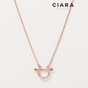 CIARA 14K Mantova 샤이닝 호슈어 목걸이(GoldPlated)