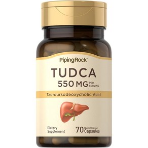 파이핑락 투드카 550mg 70캡슐 TUDCA, 1개, 70정