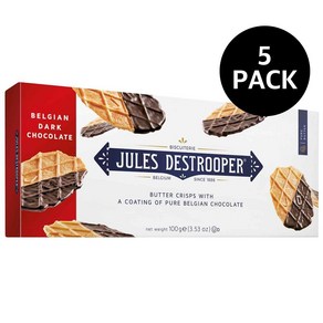 쥴스데스트루퍼 버터 크리스피 코팅 퓨어 벨기안 초콜릿 Jules Destoope Butte Cisps Coating Pue Belgian Chocolate, 5개