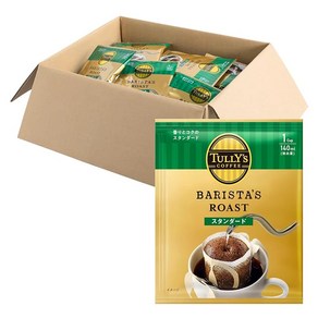 TULLY'S COFFEE (탈리즈 커피) 드립커피(스탠다드) 9.0g×40봉 바리스타즈 로스트, 1개, 40개입, 360g