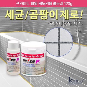 칸 줄눈코팅 벽및 변기 욕조테두리용 120g 루나 그레이, 1개