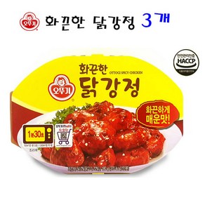 드림마켓 오뚜기 화끈한닭강정180g 화끈하게 매운맛! 즉석식품, 180g, 3개