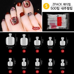 5 ZPACK 패디팁 500p, 내추럴, 1세트