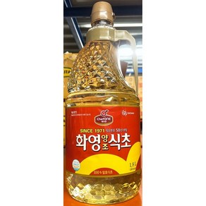 쉐프원 화영 양조 식초 1.8L 업소 식당용 업소용, 1개