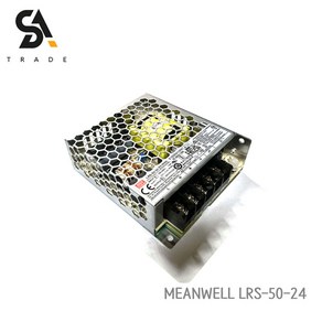 민웰 MEAN WELL LRS-50-24 SMPS 입력 85-264VAC 출력 DC 24V 2.2A, 1개