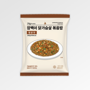 잠백이 다르닭 닭가슴살 찜닭맛볶음밥, 250g, 10개