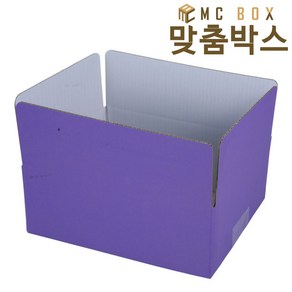 맞춤박스 택배칼라박스 컬러박스 포장박스, E11V(바이올렛), 1세트