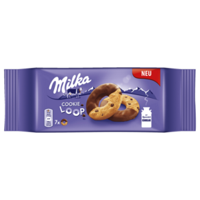 Milka 밀카 루프 쿠키, 1개, 154g