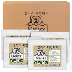 멜리즈 베이직 배변패드 16g x 400매, 1세트, 400개입