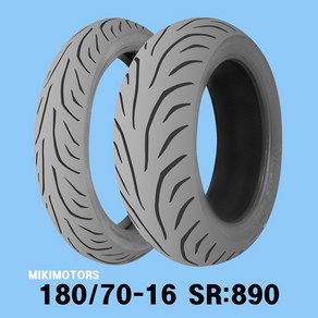 SHINKO 신흥타이어 신코타이어 국산타이어 16인치 180X70-16 180X70R-16 180/70R-16 180-70-16 리어 뒤 타이어 180/70-16 SR:890, 1개