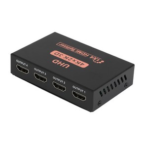 넥시 4포트 4k HDMI 모니터 분배기, 1개입