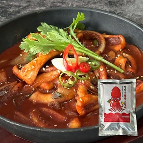[인생건어물] 형기네 팔당오징어 445g 매콤 오징어볶음, 1개
